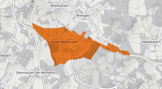 Mietspiegelkarte Nister Moehrendorf